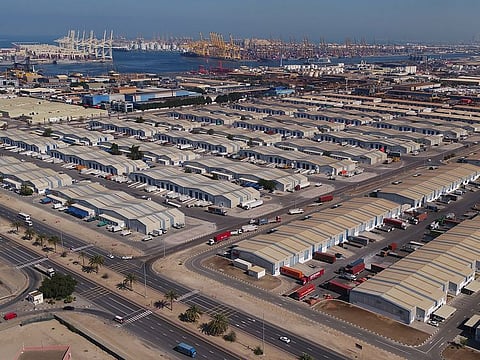 The Jebel Ali Port in Dubai. 