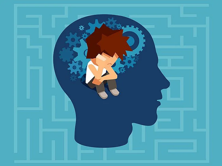 Childhood trauma illustration