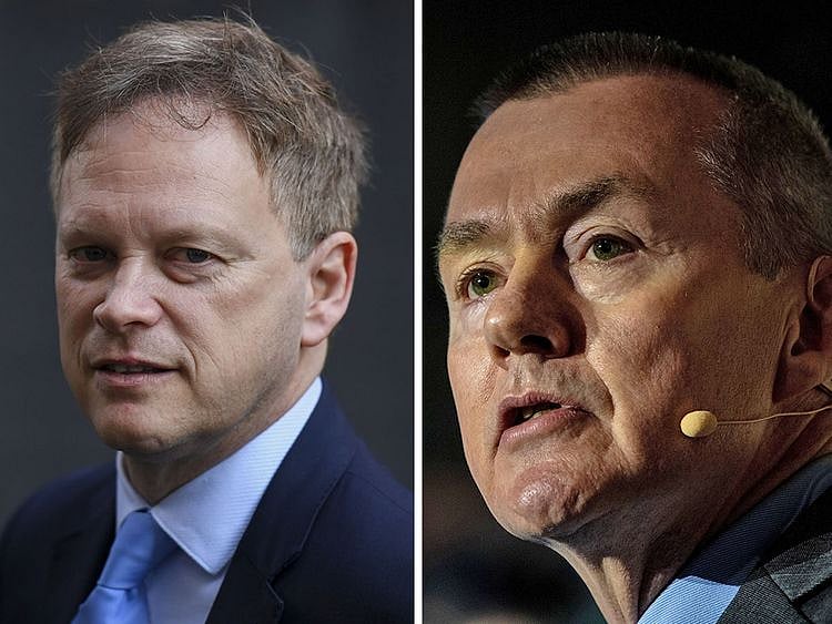 Grant Shapps and Willie Walsh