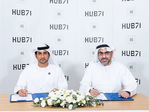 The AIQ partnership will open up a networking platform for Hub71 startups connect with ADNOC. 
