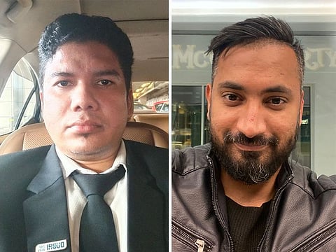 Mintu Barua (left) and Sivy Abraham, two latest winners of Dh77,777 each in Emirates Draw.  