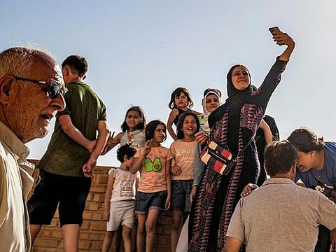 Photos: Tourists return to Syrian heritage sites