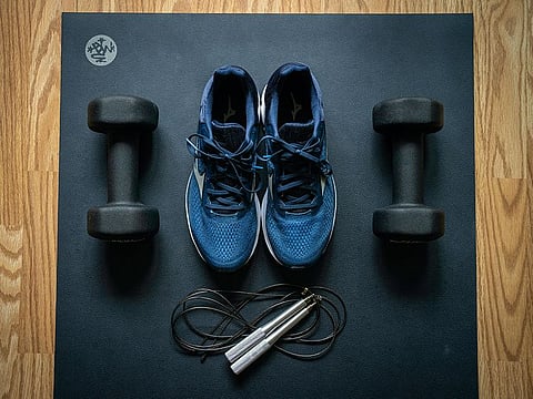 A pair of sturdy, cushioned sports shoes can help boost your ability to achieve your fitness goals.
