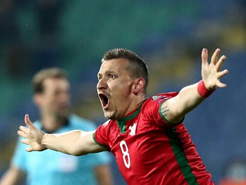 Winger Todor Nedelev was taken to hospital following the road accident.