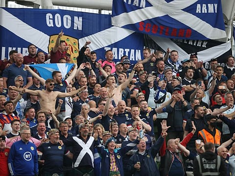 Scotland fans were disappointed by their team's performance against Republic of Ireland.