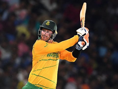 Heinrich Klaasen hit South Africa out of trouble with 81 as they chased down a modest target on a tricky wicket.