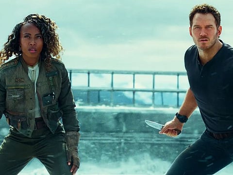 A still from Jurassic World Dominion