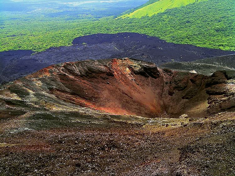 Cerro Negro Volcano Crater Nicaragua