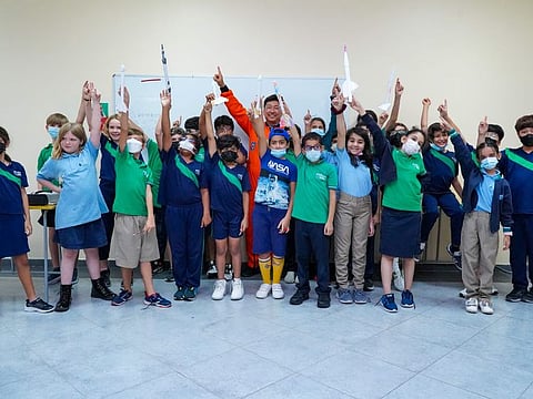 Students of The Wellspring School in Ras Al Khaimah.