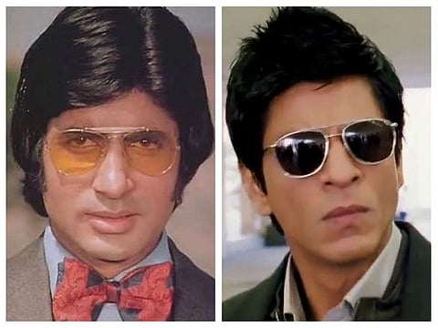 Amitabh Bachchan and Shah Rukh Khan in 'Don'
