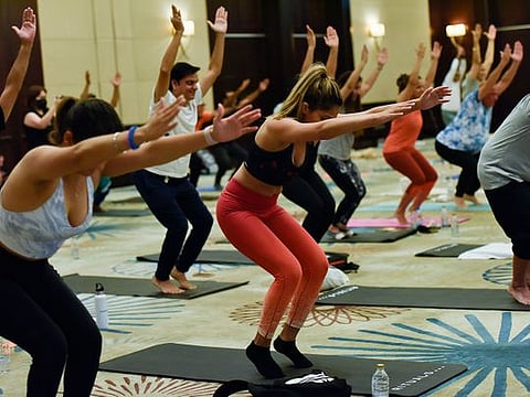 Watch: Cherished moments from Gulf News yoga masterclass