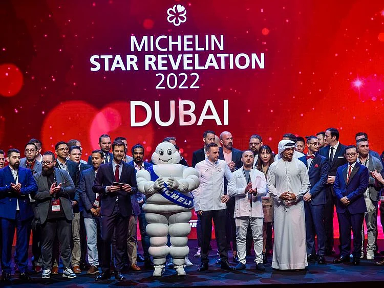 The Michelin Guide Star Revelation event in Dubai on Tuesday.