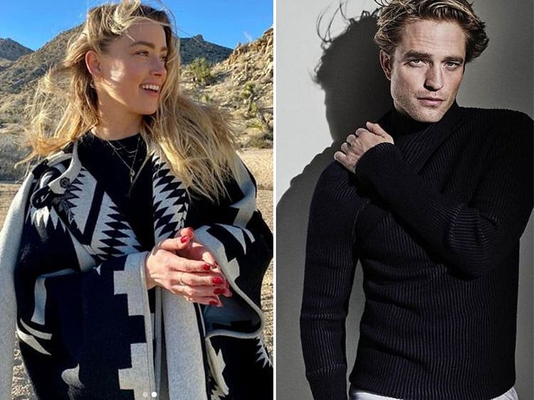 Amber Heard and Robert Pattinson