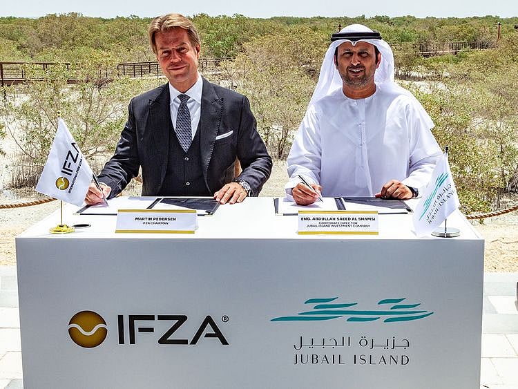 IFZA-Jubail-Island-partnership-for-web