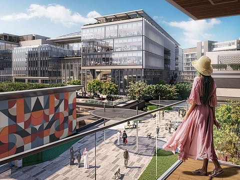 A glimpse of what's to come at Grove District, Aldar's latest project on Saadiyat Island. The latest offplan launch forms part of the Dh10 billion Saadiyat Grove development.