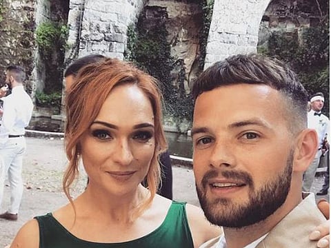 Tom Mann with his partner Danielle