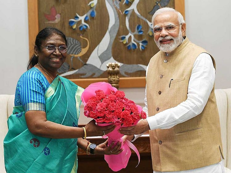 Narendra Modi Droupadi Murmu