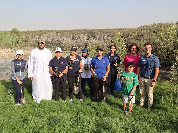 UAE GOLFERS IN AJMAN