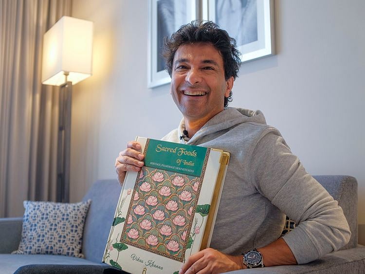 Vikas Khanna phygital book launch Sacred Foods of India