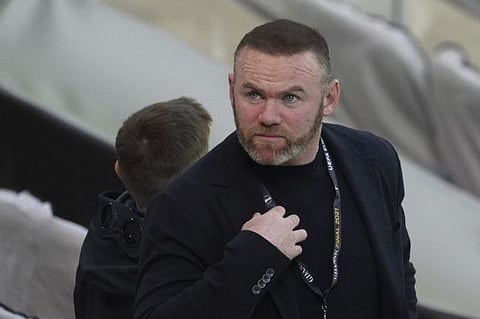 Coach Wayne Rooney has left Derby County with immediate effect.