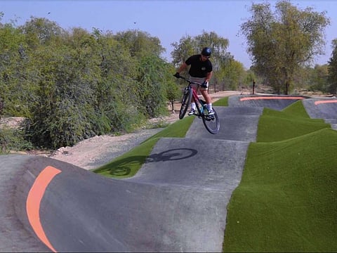 Dubai Municipality has developed modern facilities for mountain bikers to safely enjoy their favourite sport is Mushrif Park in Dubai.