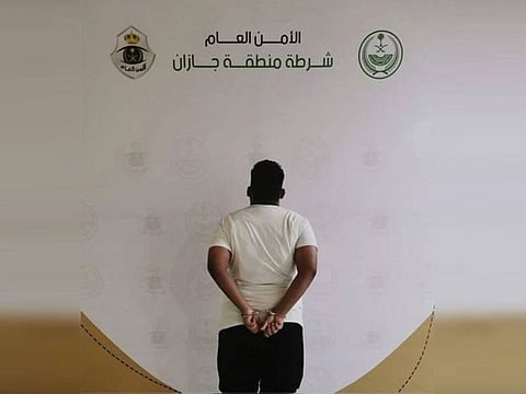 The suspect appears in a police picture. Legal procedures were taken against him and he was referred to public prosecution.