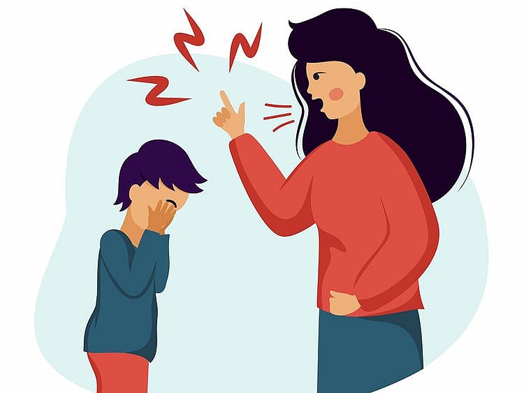 Angry mum