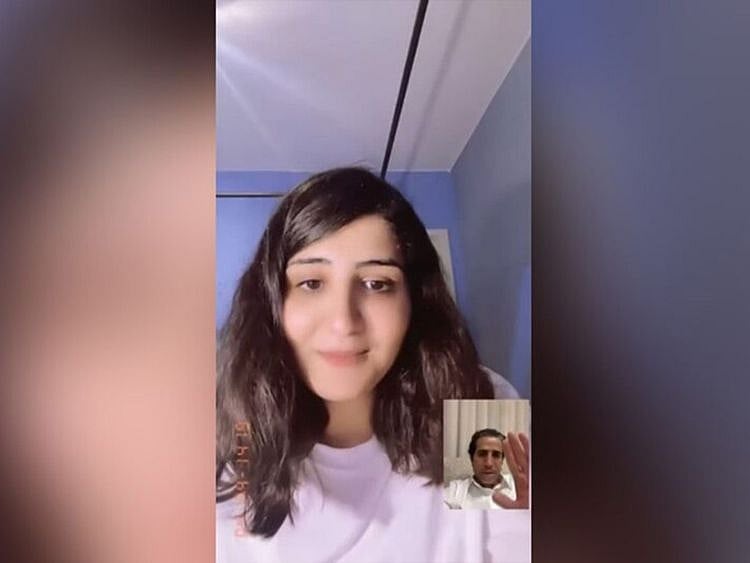  Al Maliki (inset) was on a two-hour live broadcast with Wissam Al Suwailmi to convince her to return to the kingdom, trying to reassure her, stressing that she “will get all the support and security she needs from Saudi authorities".