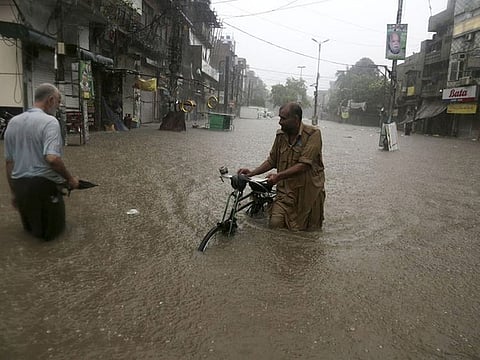  Low-lying areas in Lahore submerged in rain water during June 16-17, 2022, downpour.