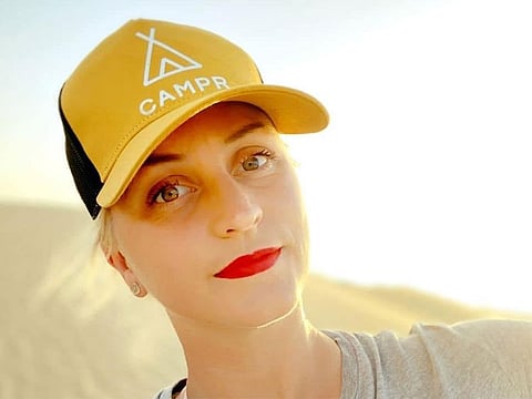 Christine Vorster, 36, suffered a severe heat stroke and multiple other health problems when she was cycling in a long-distance triathlon race in Dubai. She survived thanks to the timely help she received.  