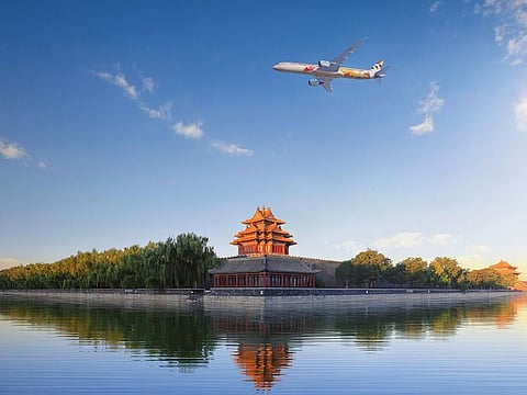 Etihad makes a full return to Beijing - after a good 800 plus days. 