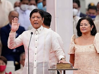 Photos: Ferdinand Marcos Jr. takes oath as Philippine president
