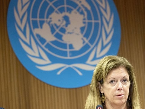 Stephanie Williams, United Nations Special Adviser on Libya, in a file photo.
