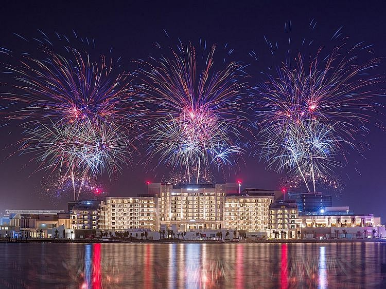 Fireworks Yas Island Eid Al Adha