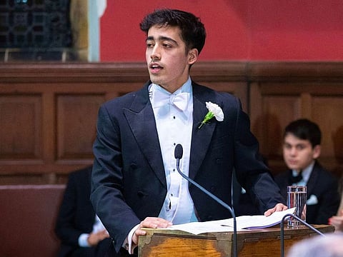 Ahmad Nawaz, President Oxford Union
