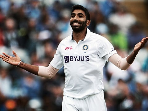 Fine show... India's skipper Jasprit Bumrah had a day to remember during the second day of the 5th Test against England, at Edgbaston Stadium, in Birmingham.