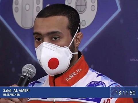 UAE analog astronaut Saleh Al Ameri 