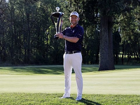 Branden Grace was the winner of the LIV Golf Invitational Series held in Portland.