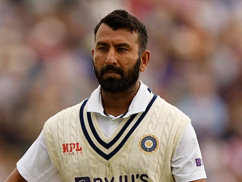 Indian top order batter Cheteshwar Pujara has produced a stout resistance against England.