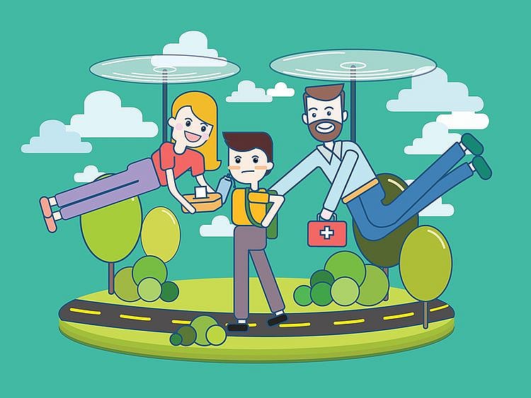 Helicopter parenting