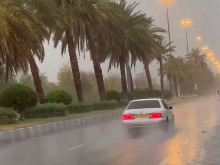 Rain in the UAE on July 5