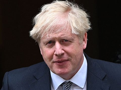 Britain's Prime Minister Boris Johnson leaves from 10 Downing Street in central London on July 5, 2022.