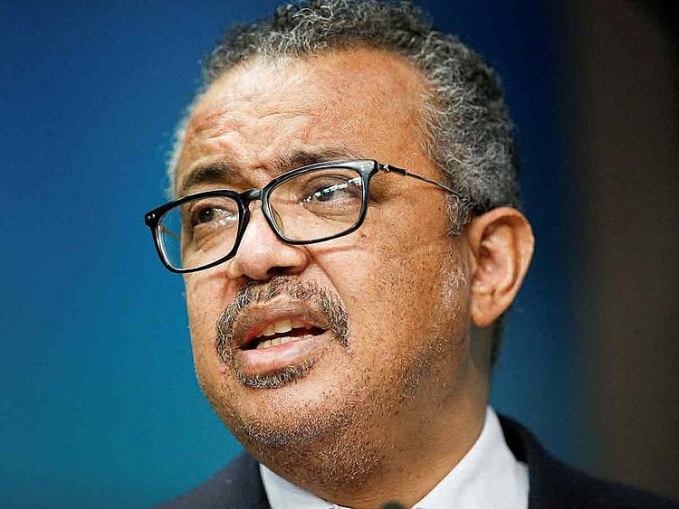 World Health Organisation Director-General Tedros Adhanom Ghebreyesus