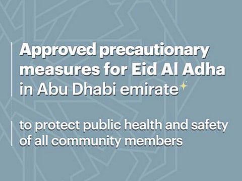 The Abu Dhabi Emergency, Crisis and Disasters Committee has approved new precautionary measures for social and religious activities during Eid Al Adha 2022 