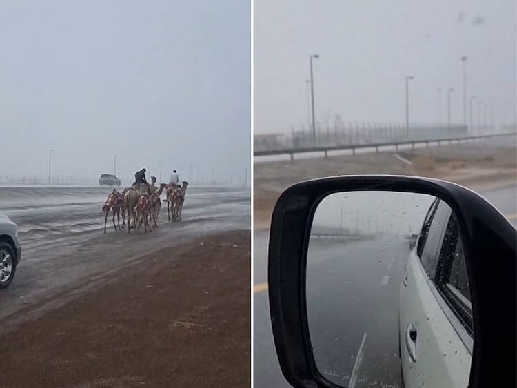 Rain in Al Ain