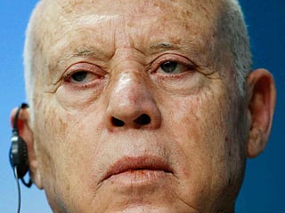 Tunisia's President Kais Saied
