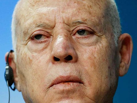 Tunisia's President Kais Saied