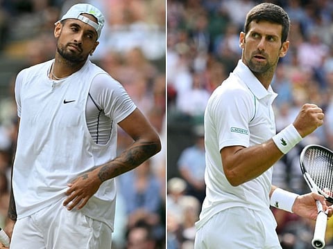 Australia's Nick Kyrgios (left) and defending champion Novak Djokovic of Serbia seemed to have patched up their differences and a bromance is blossoming between them.