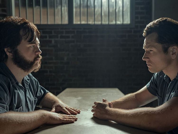 A still from crime series 'Black Bird' on Apple TV