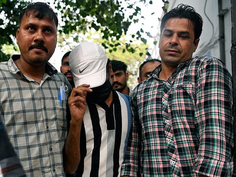 AltNews co-founder Mohammad Zubair being produced before Patiala House court in a case related to an alleged objectionable tweet, in New Delhi.